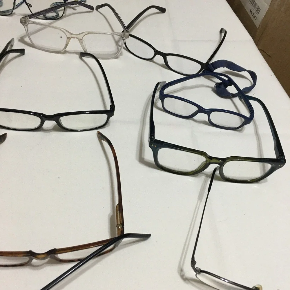 Lot of 26 Unbranded Eyeglasses Frames Unisex Mixed Multicolor Assorted Shapes